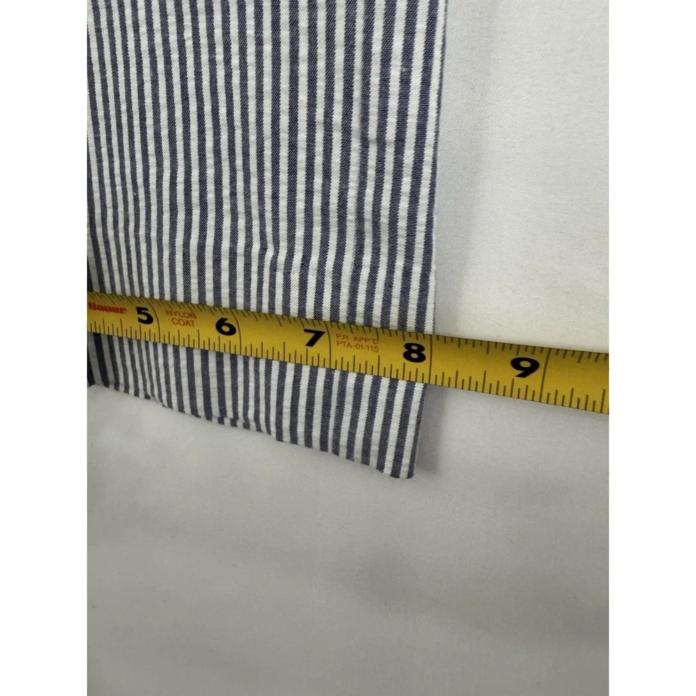Paisley & Gray Blue White Seersucker‎ Stripe Dress Pants NWT Size 34x32 Slim Fit